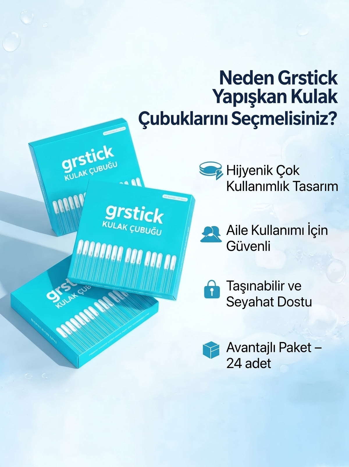 grstick™ Yapışkan Kulak Temizleme Çubuğu